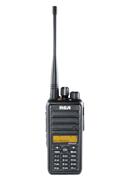 Aidrow product page category image for 2-way radios; RCA handheld radio.